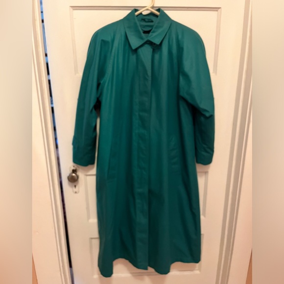 Spectacular teal vintage London Fog coat size 8P. - Picture 8 of 8